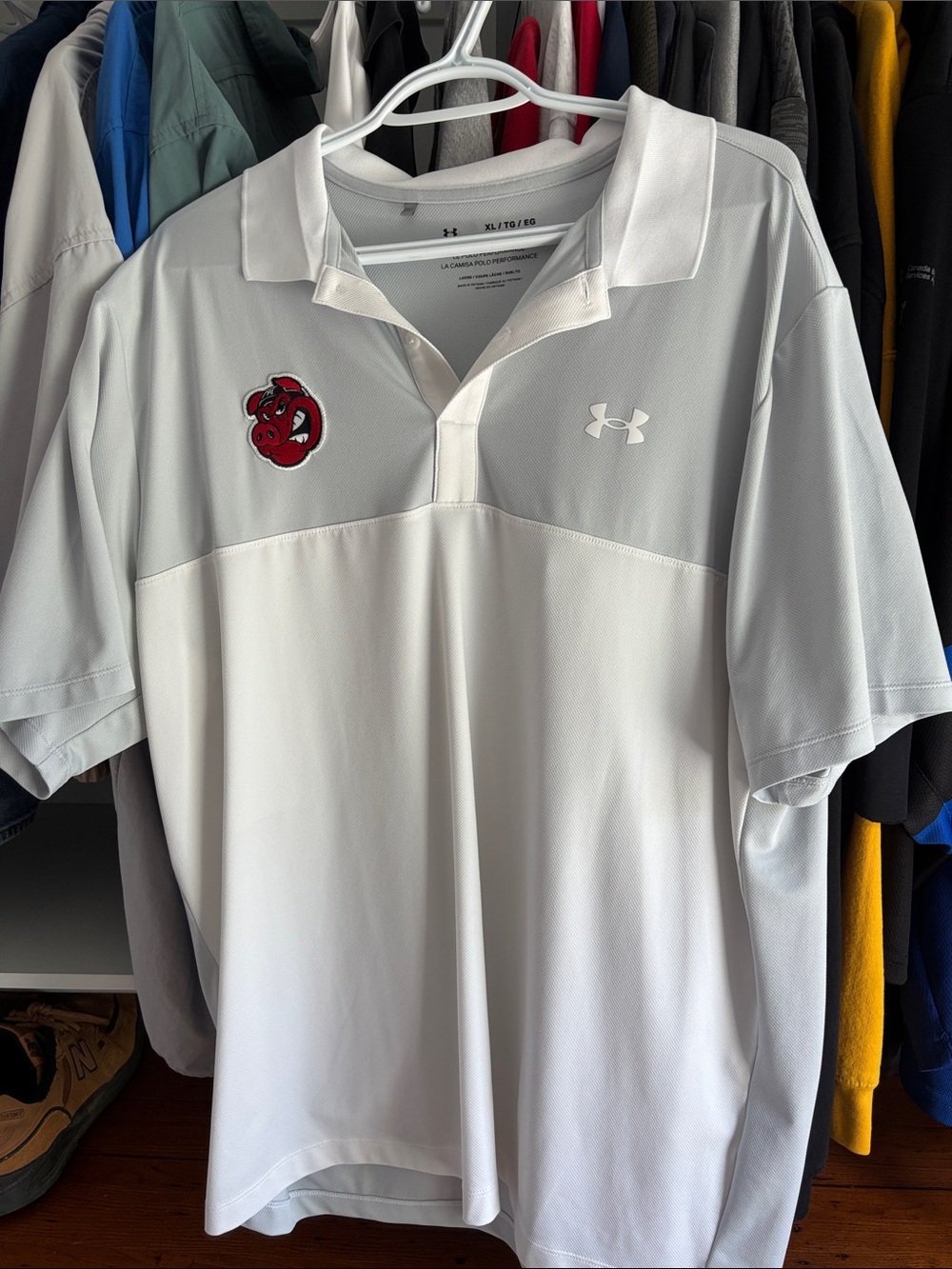 Team issued Rockford Ice Hogs Polo